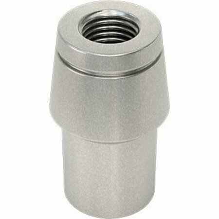 BSC PREFERRED Tube-End Weld Nut Left-Hand Threaded for 7/8 OD and 0.083 Wall Thickness 7/16-20 Thread 94640A204